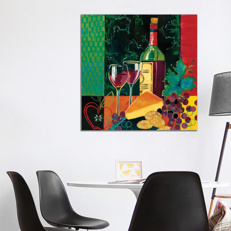 Cheers by Liz Jardine - Wrapped Canvas Painting, 93.98 cm H x 93.98 cm W x 1.91 cm D