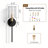 Virgie 1-Light Dimmable Armed Wall Sconces