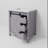 Marsyas 30 in W x 22 in D Single Bath Vanity with Marble Top-50208050-132790923