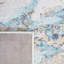 Tapis abstrait bleu / beige Styreman-227347772
