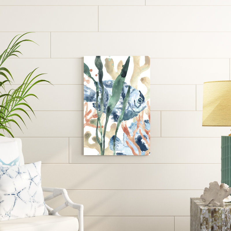 Dans le varech I, H 30 po x l 20 po, Non, Toile tendue