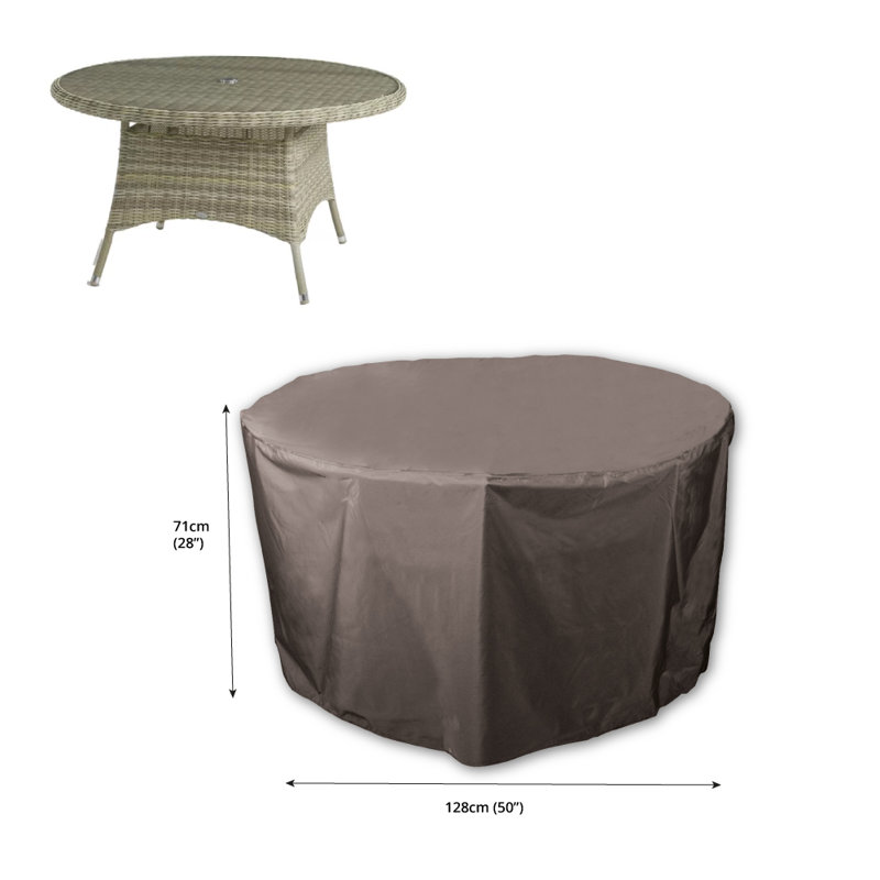 Outdoor Patio Dining Set Cover, Black