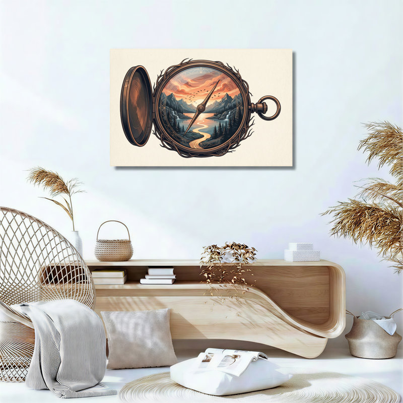 Ensemble de 1 tableau sur toile Nature Time, H 16 po x l 24 po, Wrapped Canvas