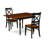 Rectangular Solid Wood Top With Dropleaf Dining Table Set-922426123-922426126-938978049