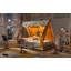 Lit en bois avec tente et lumière-1299705472-1299705503