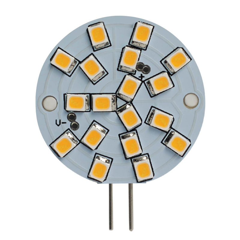 2,8 watts (équivalent à 20 watts), DEL, base d'ampoule à intensité variable, 2700 K