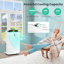 Climatiseur portatif à connexion Wi-Fi Gymax 14 000 BTU pour 700 pieds carrés avec télécommande incluse