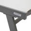 Chaise longue d'extérieur en métal avec table-88151122