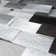 Slender Random Sized Metal Brick Joint Mosaic Wall Tile