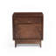 Table de chevet en bois avec 1 tiroir, finition noyer