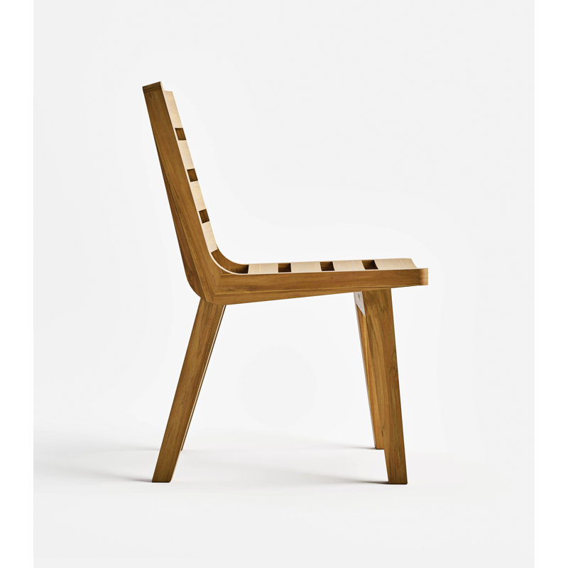 Casares Outdoor Teak Dining Side Chair