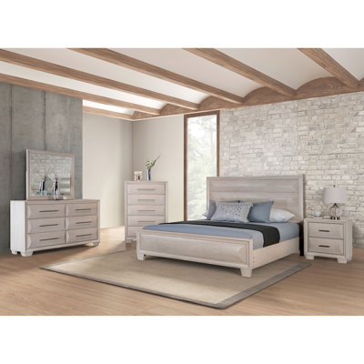 Commode à tiroirs à queue d'aronde anglaise 1pc Chêne blanc avec finition à queue d'aronde française