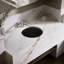 Verticyl Ceramic Vitreous China Circular Undermount Bathroom Sink with Overflow-7354793