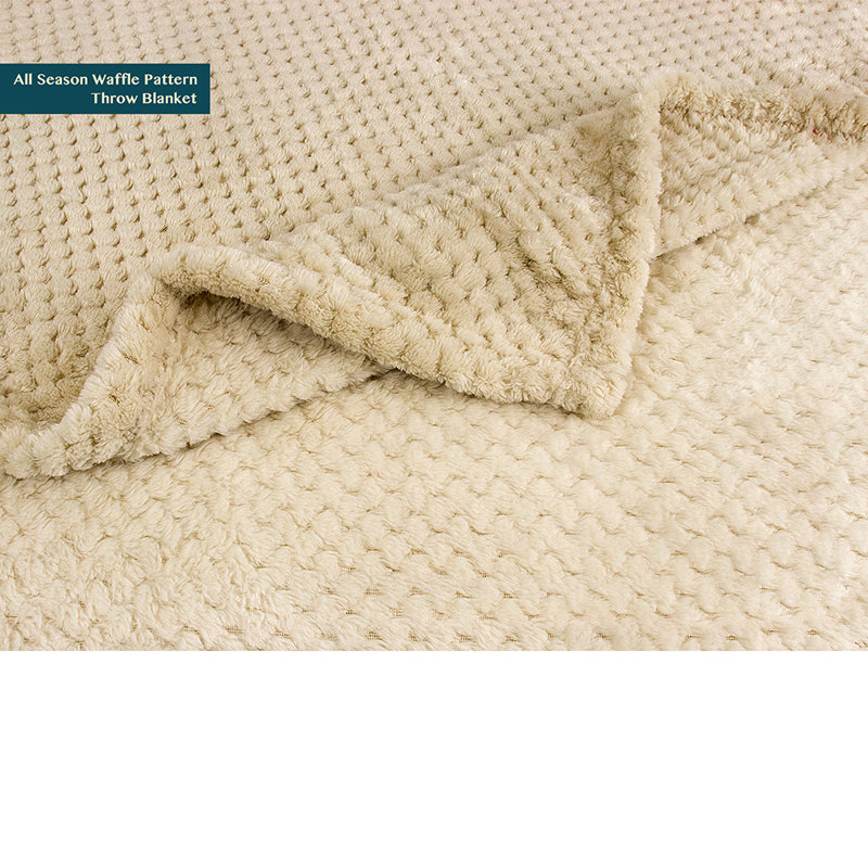  Couverture légère Premium, 60 po x 80 po, Crème