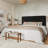Cleo Modern Velvet Upholstered Platform Bed with Headboard, No Box Spring Needed-1133392924-1138839784