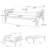 4-Piece Patio Furniture Set, Patio Conversation Set-1572130499