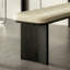 Banc rembourré beige-808891436