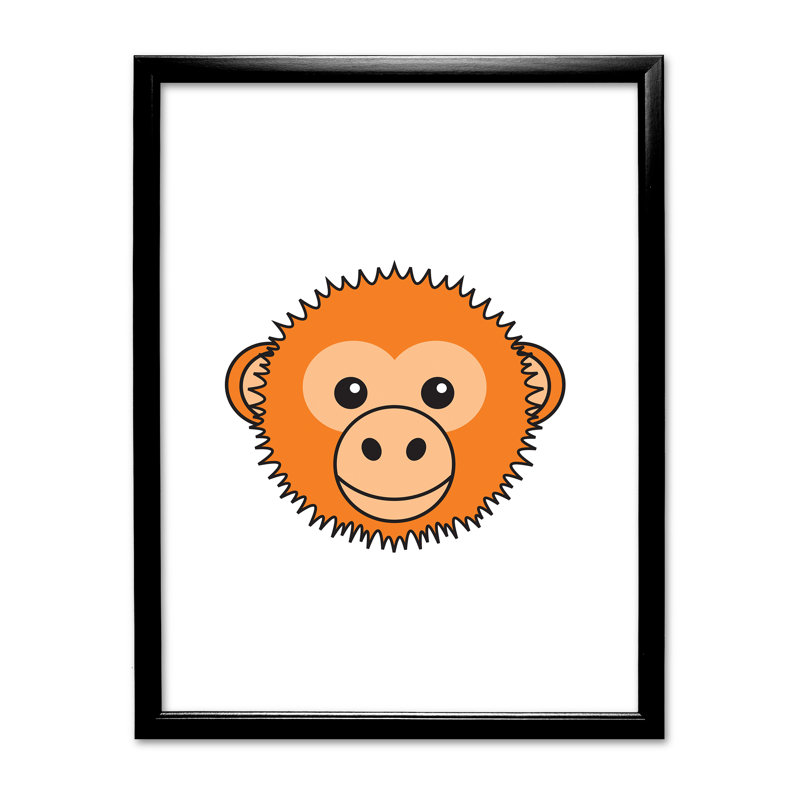 Single Picture Frame Print, Black