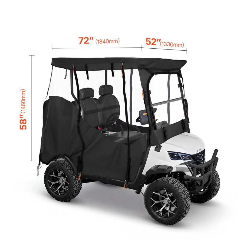 Mildew Resistant Golf Cart Cover By VEVOR