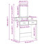 79 X 41 X 140 Cm Mirror Vanity Unit-737409367