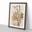 Actor Ichikawa Monnosuke by Katsukawa Shunsho - Picture Frame Painting Print-55683111-55683110