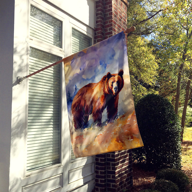 Double Sided 40'' H x 28'' W Polyester Animal House Flag