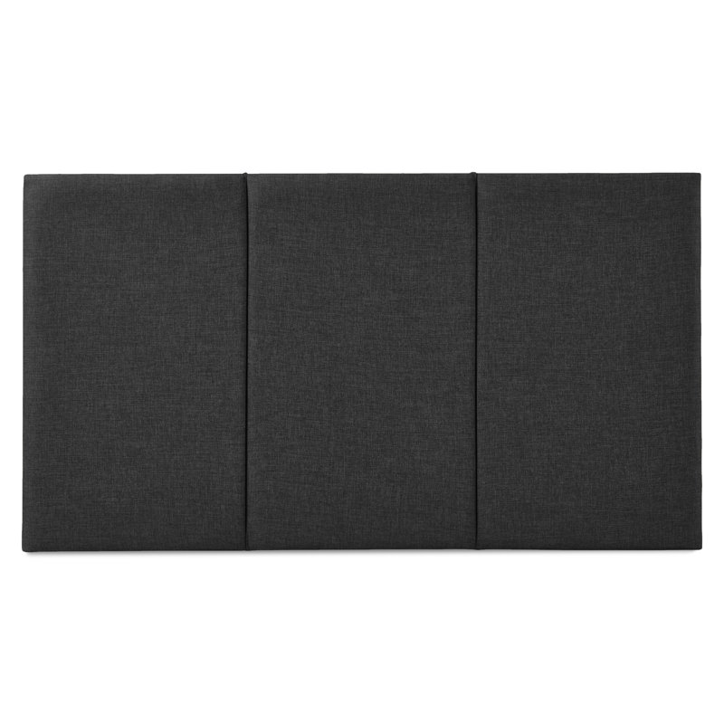Francyne Upholstered Headboard, Double (4'6), Charcoal