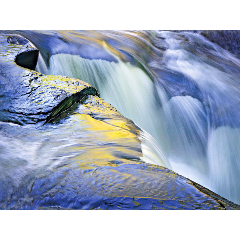 Preseque Isle Falls Portrait Print by Bruce Heinemann, Black Framed Paper, 25.25" H x 31.25" W