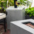 Outdoor 42inch Fire Table With Propane - Efficient Heating & Adjustable Flame, High Features, Space Saving, Easy Cleaning Maintenance, Includes Glass Wind Guard Rectangular For Use Driven, Heating, ,