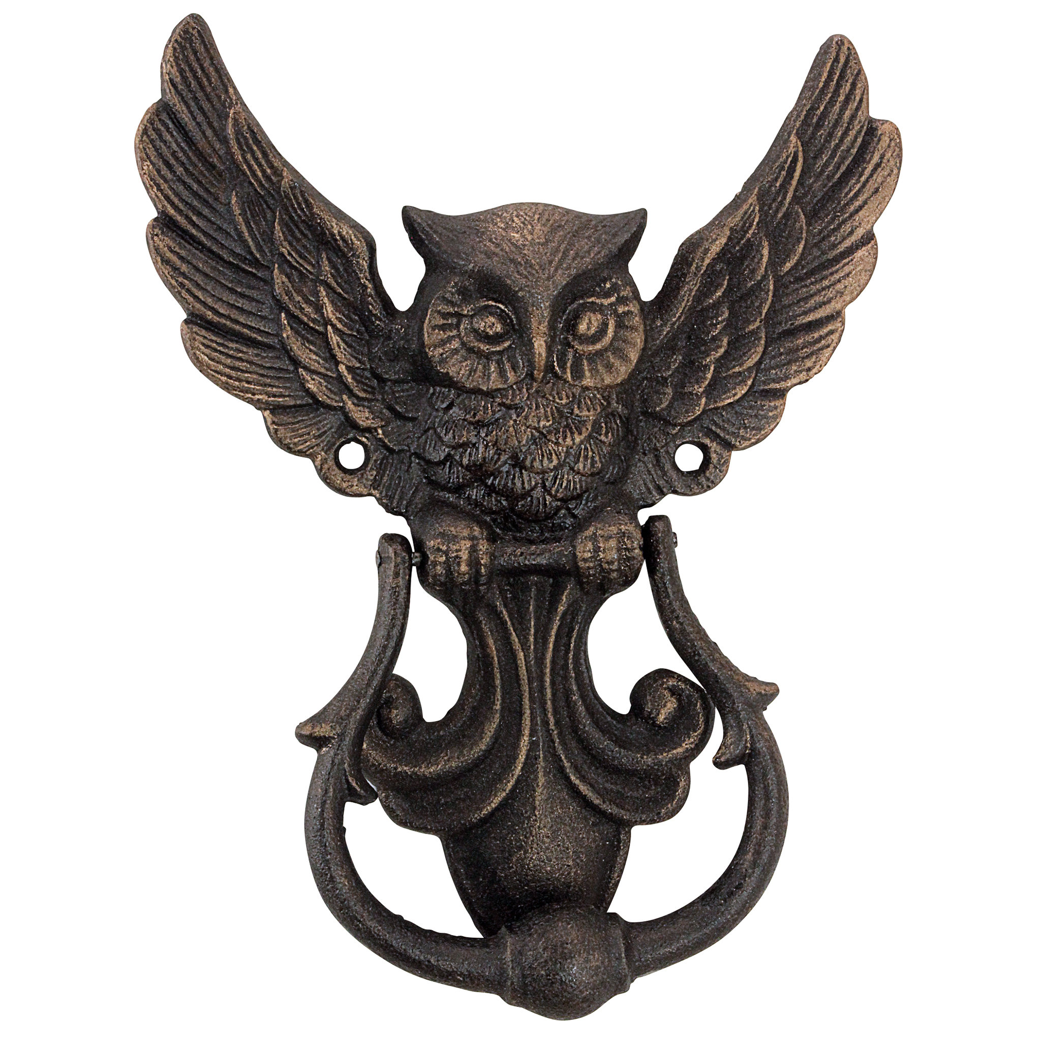 Design Toscano Mystical Spirit Owl Authentic Foundry Door Knocker  Reviews  Wayfair