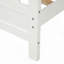 Lit plateforme en bois avec tête et pied de lit (blanc)-359803668
