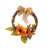 Faux Lighted Plastic 35cm Wreath