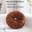 Velvet Round Decorative Pillow for Couch Decor 15-Inch (Set of 2)-98985718