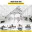 Rail linéaire, vis à billes x 3, support de rail linéaire RM1605-350mm 650mm 1050mm x 2, 12 ensembles d'axes optiques à arbre linéaire