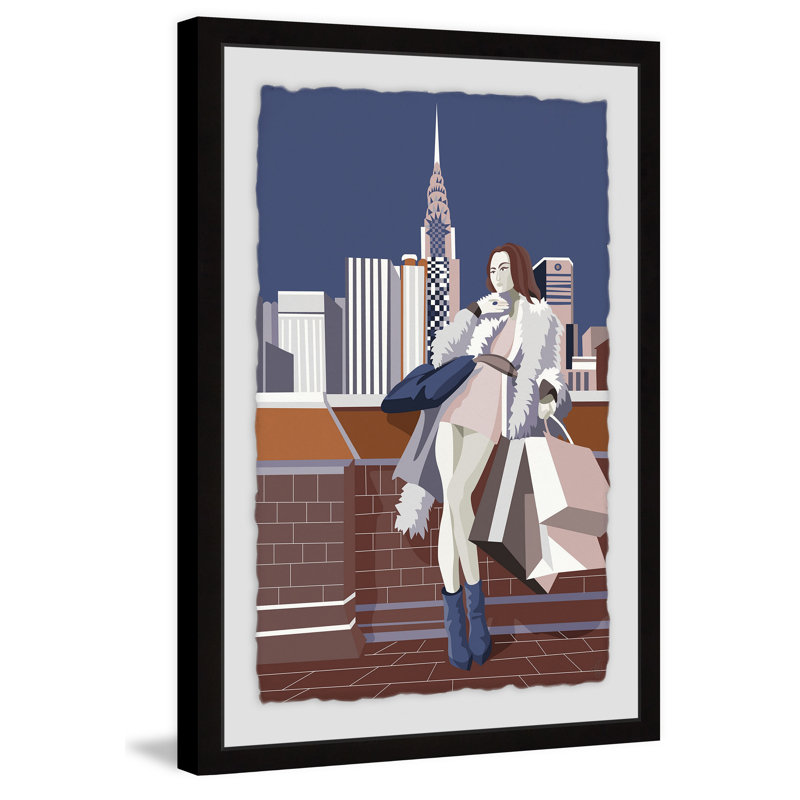 Empire Fashion II - Single Picture Frame Print, 61cm H x 41cm W 