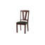 Table de salle à manger 4X Chaises d'appoint 1X Banc 6Pcs Ensemble de salle à manger Finition noyer Mobilier de salle à manger Style transitionnel
