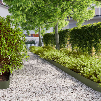 Lawn Edgings 10 Pcs Cold-Rolled Steel