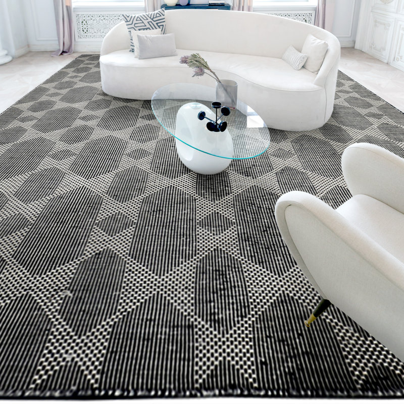 Wool Moroccan Area Rug, Rectangle 8' x 10'