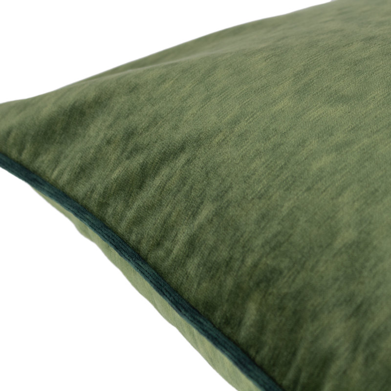 Torto Throw Cushion, Square, 50cm H x 50cm W x 10cm D, Moss