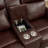 73" W Classic Top-Grain Leather Power Reclining Loveseat With USB & Type-C, Dual Cup Holders & Storage-1767402376