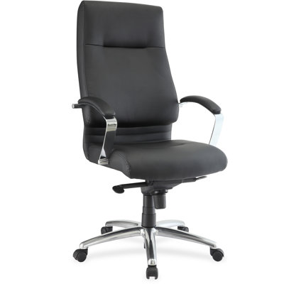 Modern High-Back Bonded Leather Executive Chair