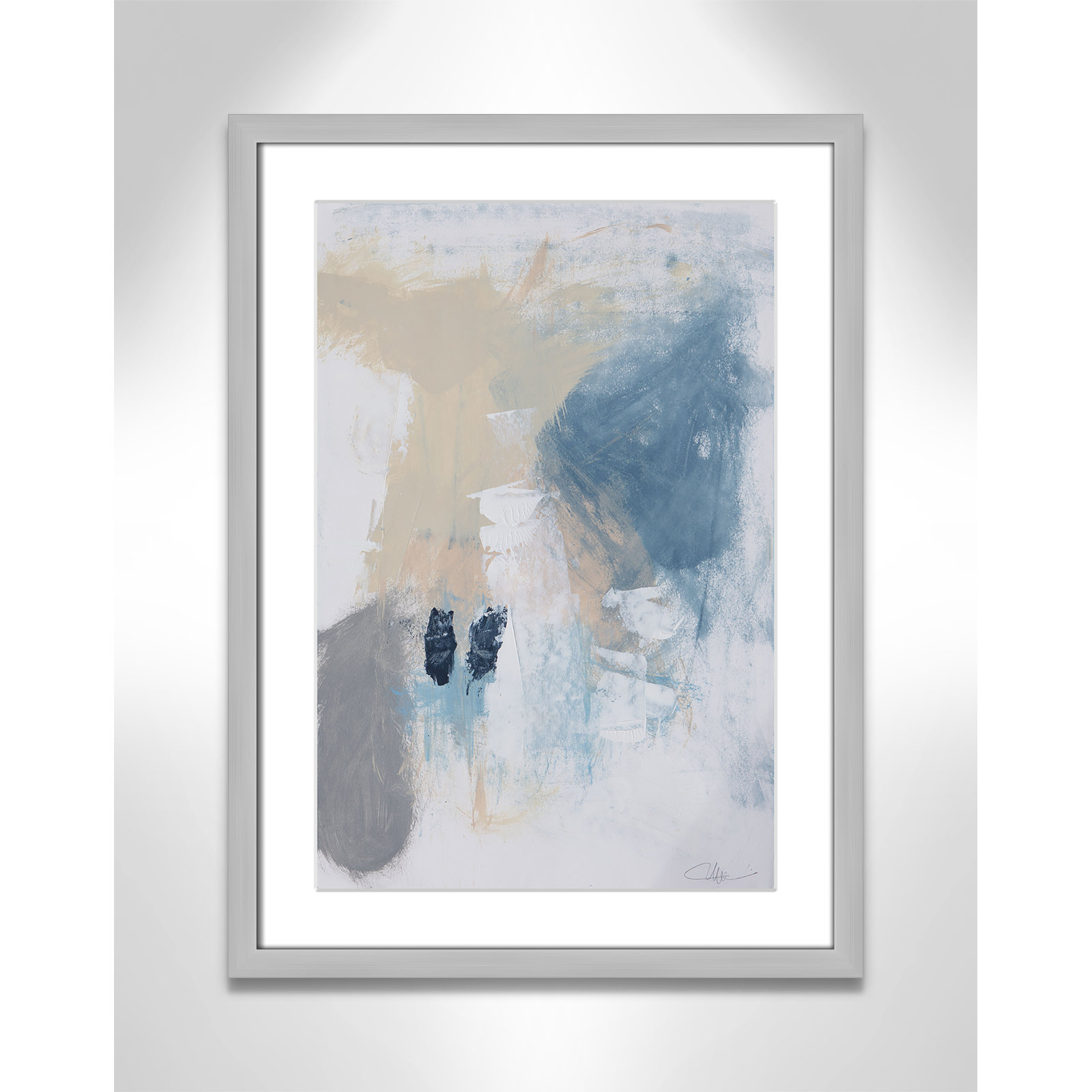 Coastal Carnival II Print by Casa Fine Arts, White, 23" H x 17" W x 1.25" D, Silver Single Picture Framed Paper