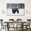 «Winter Grizzly Bear», reproduction sur toile-1140223003