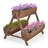 Arlmont & Co. Vertical Raised Garden Bed Wood Tiered Plant Stand W/ 3 Planter Containers-676501158