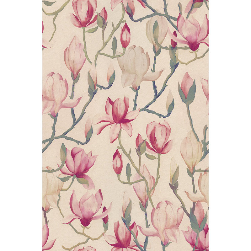 Galerie Designer Walls Magnolia Wallpaper, Beige