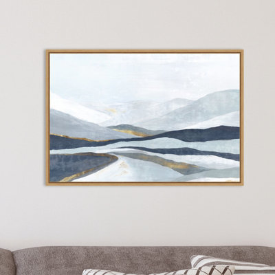 Reproduction d’art sur toile, "Far lointain Land I (Mountains)" par Eva watts