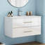Meuble-lavabo mural brillant avec miroir-532883749-532883744-532883748
