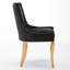 Chaises de salle à manger en chenille, chaises d'appoint modernes noires, pieds, ensemble de 2-1850706290