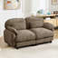 Canapé 2 places Cloud Feel, canapé modulable en tissu chenille doux avec assise profonde, combinaison libre pour un confort optimal dans un salon, appartement ou studio, brun-382398209