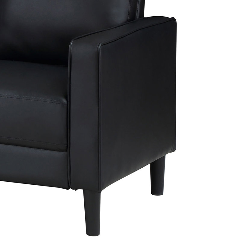 Hendon 3-Piece Track Arm Sofa Set, Black